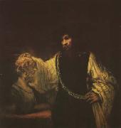 Rembrandt, Aristotle Contemplating the Bust of Homer (mk08)
